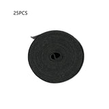 Frosted dry grip tape for sports equipment in a roll, 25 pieces, black color, non-slip and breathable material.