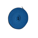Frosted dry grip tape for sports equipment in blue color, rolled and ready for use.