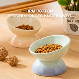 CERAMIC ELEVATED PET FOOD BOWLS