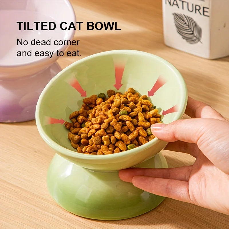 CERAMIC ELEVATED PET FOOD BOWLS