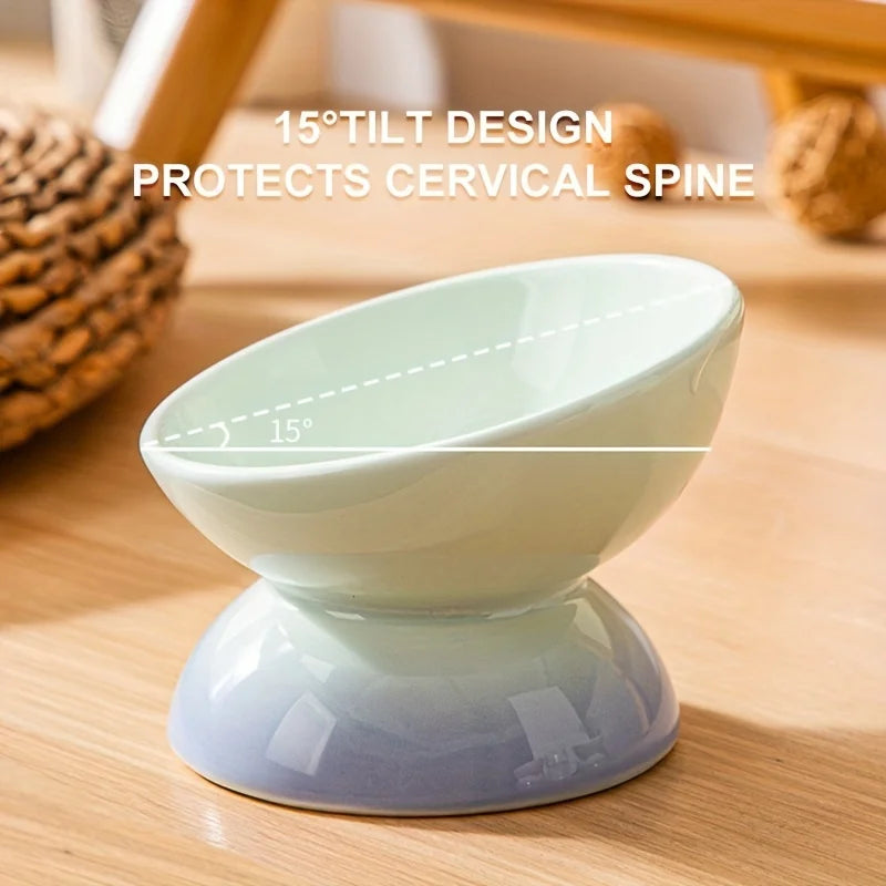 Ceramic Elevated Pet Food Bowls