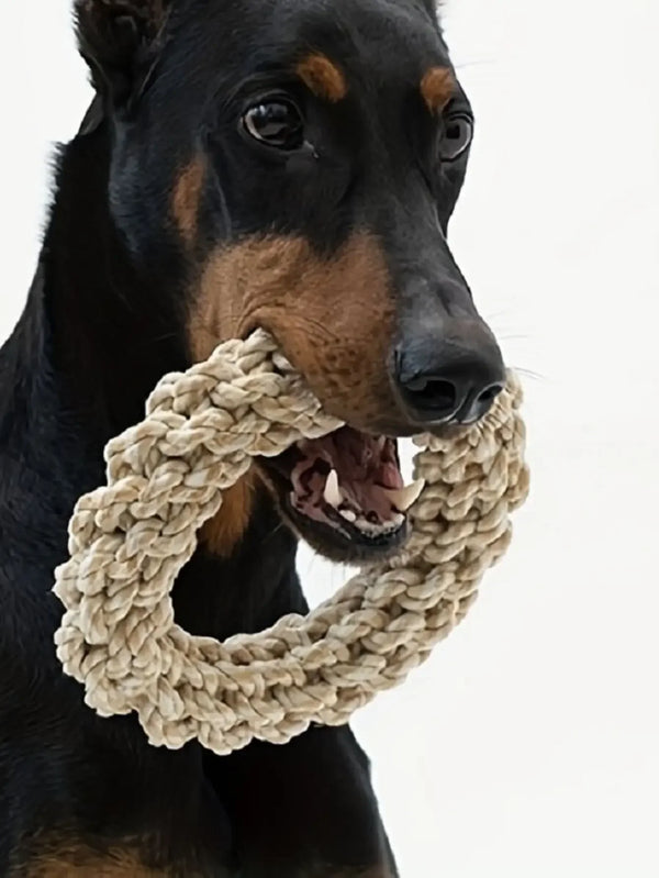 PET DOG ROPE TOY DURABLE CHEW